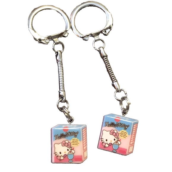 HELLO KITTY KEYCHAINS, set of 2 NWOT - Picture 1 of 2